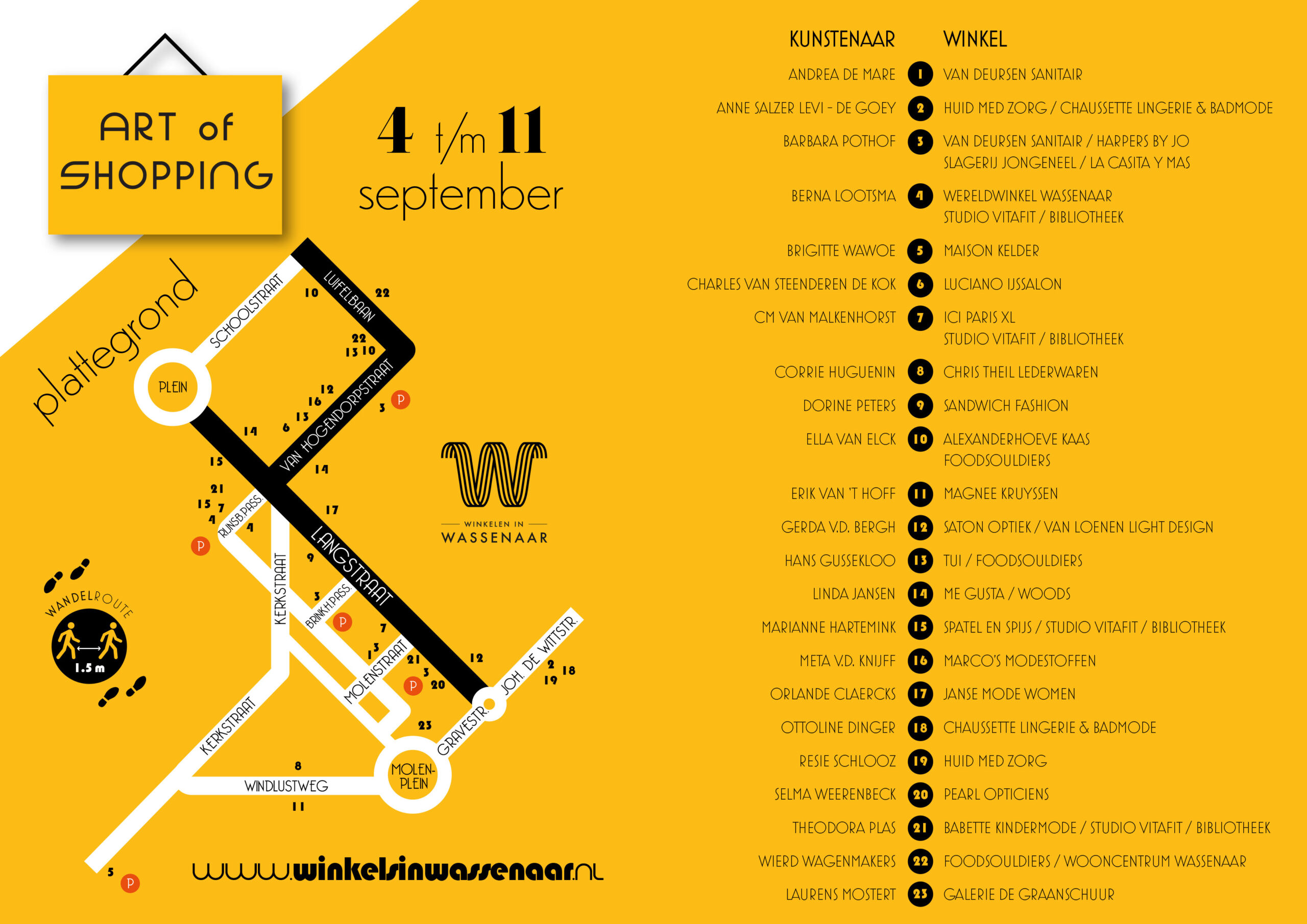 Cultuurfestival Art of shopping Cultuuranker Wassenaar MVO in de Regio 2
