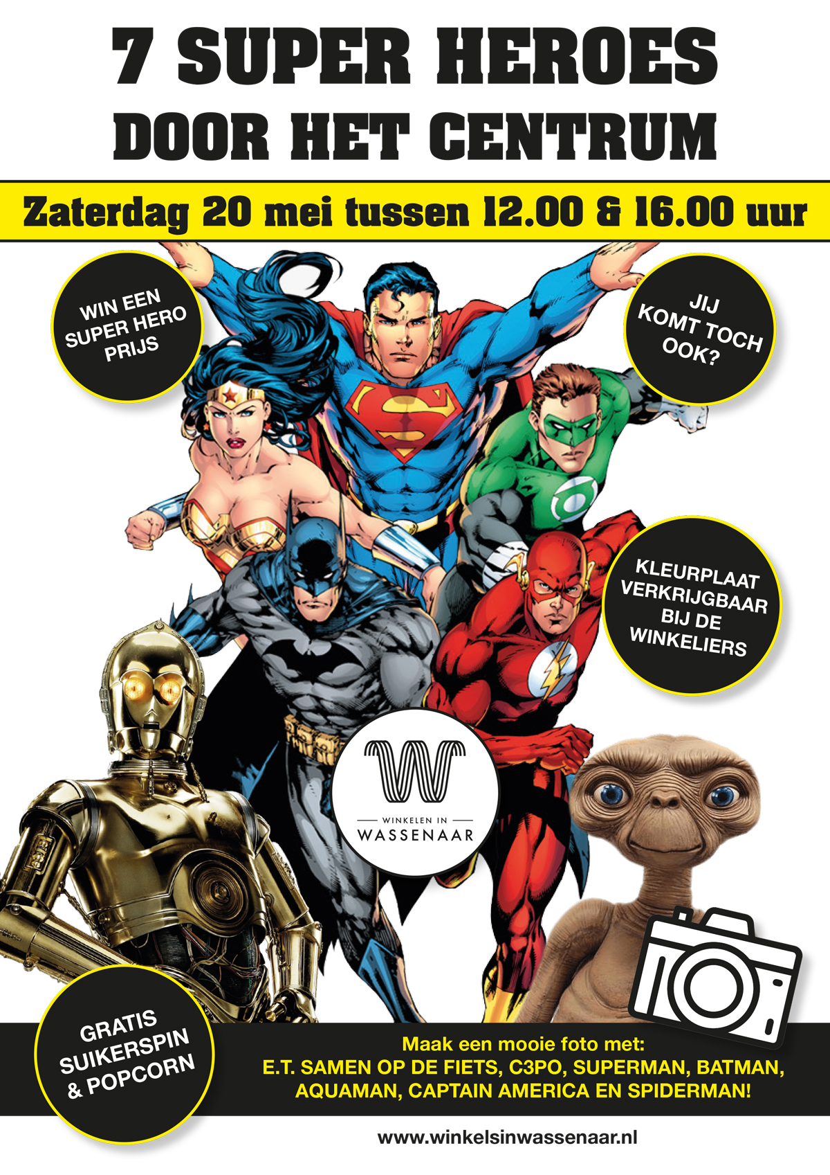 Super Heroes in Wassenaar op zaterdag 20 mei!