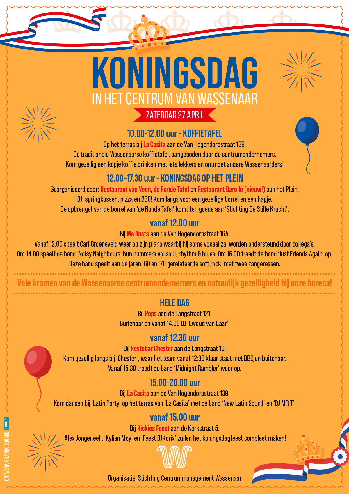Koningsdag 2024 viert Wassenaar in Stijl!