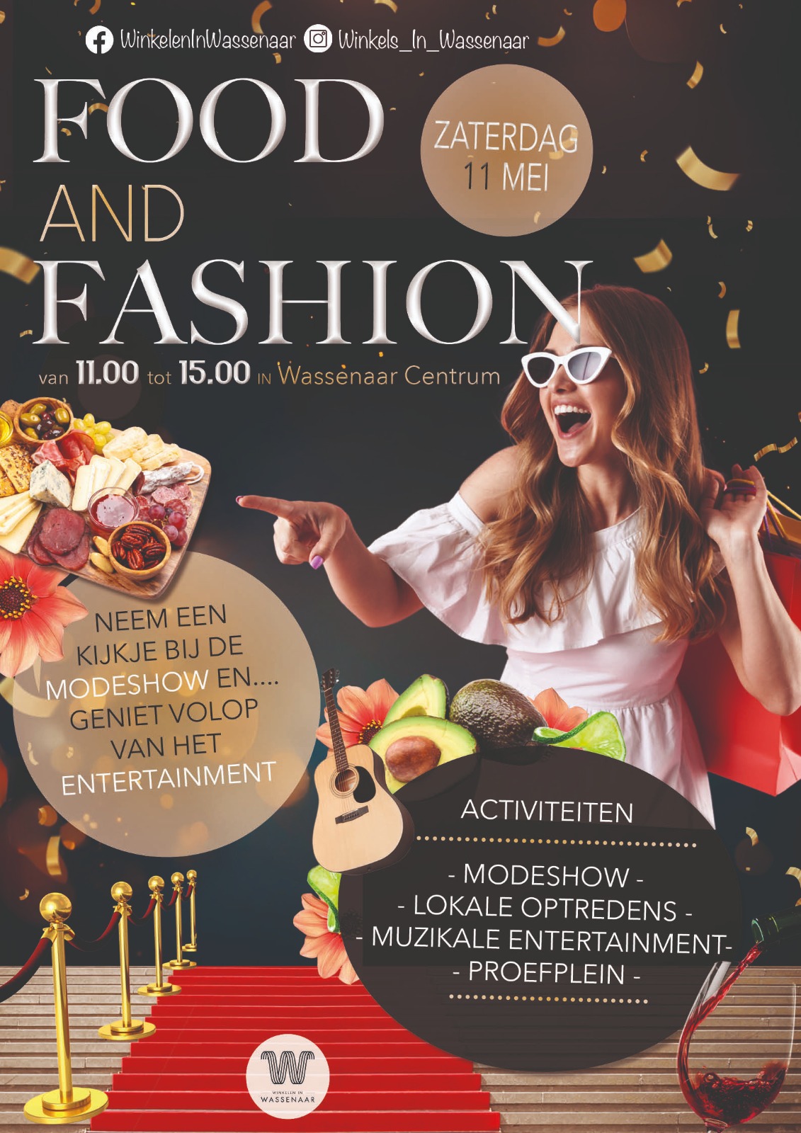 MOEDERDAG TIP:  Fashion & Food Event brengt Stijl en Smaak naar Wassenaar Centrum!
