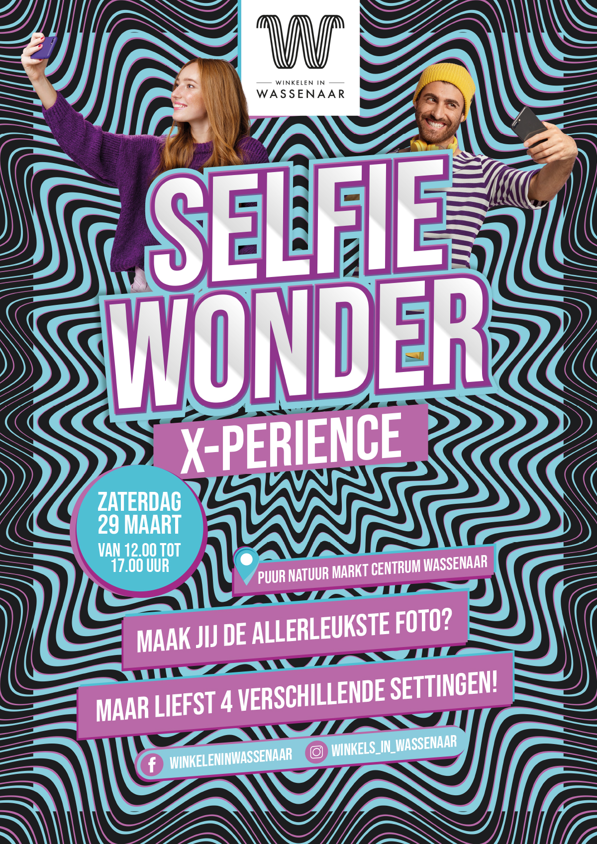 Lente begint feestelijk met de Puur Natuur Markt en de Selfie X-perience op zaterdag 29 maart!