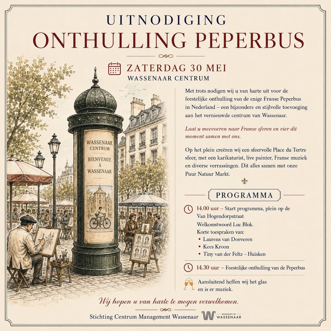 Onthulling peperbus 30 mei 2026